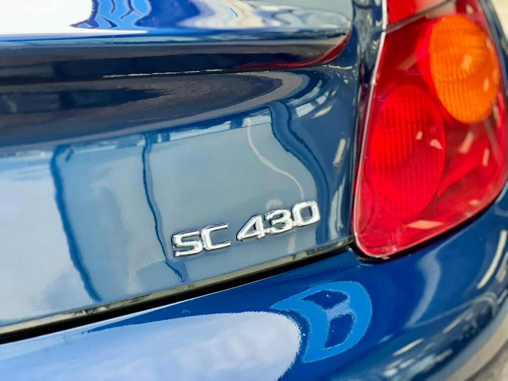 used 2002 Lexus SC 430 car, priced at $12,500