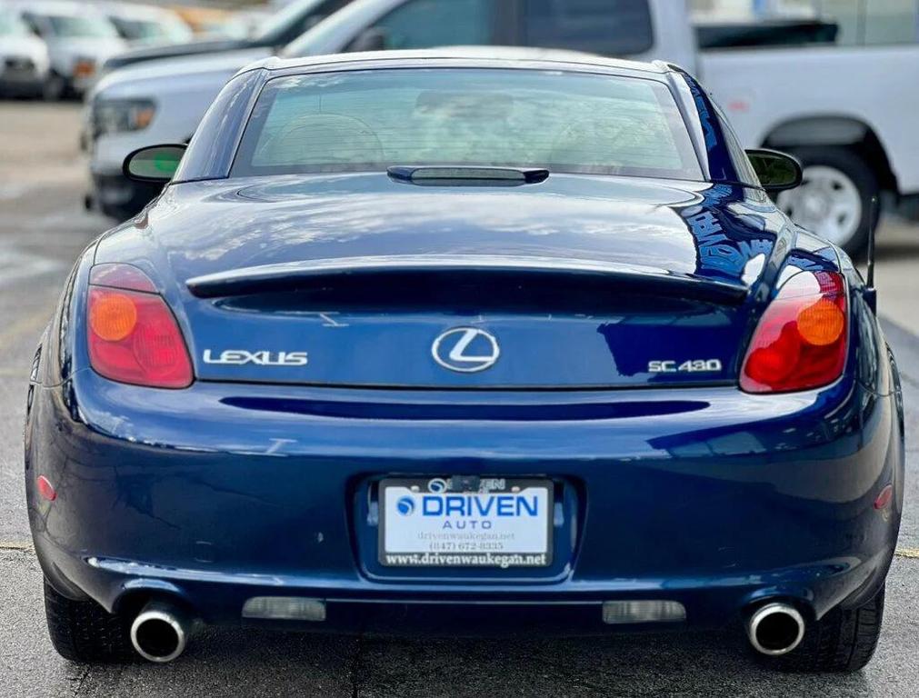 used 2002 Lexus SC 430 car, priced at $12,500
