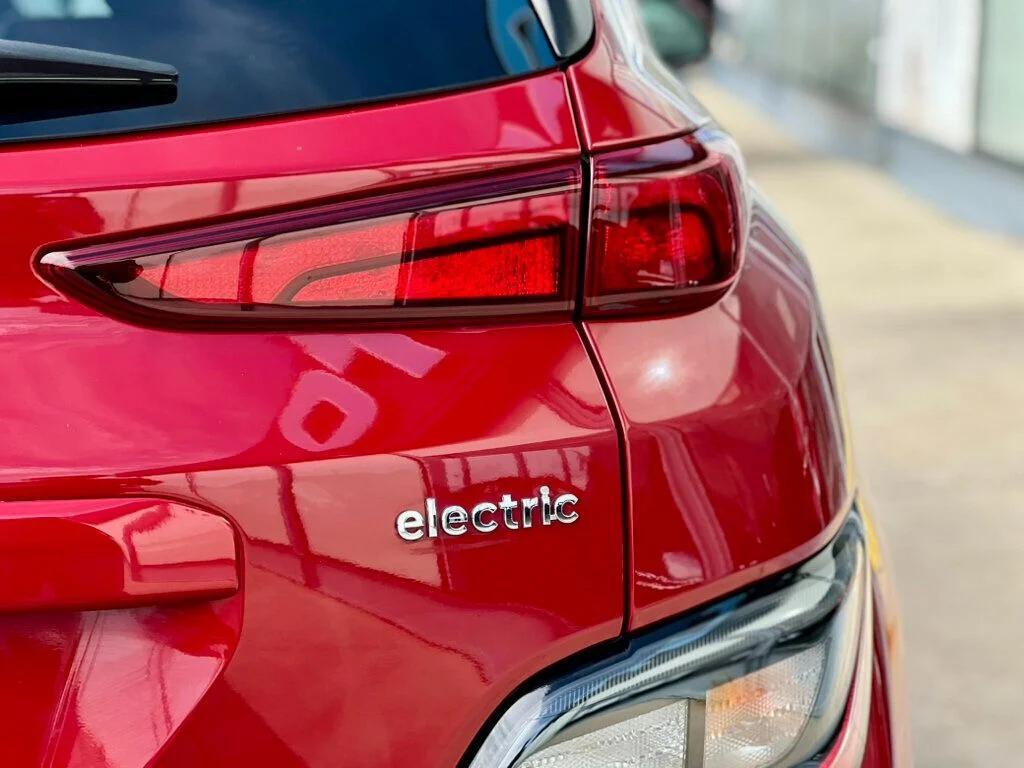 used 2022 Hyundai Kona EV car, priced at $18,980