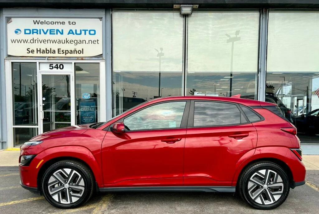 used 2022 Hyundai Kona EV car, priced at $18,980
