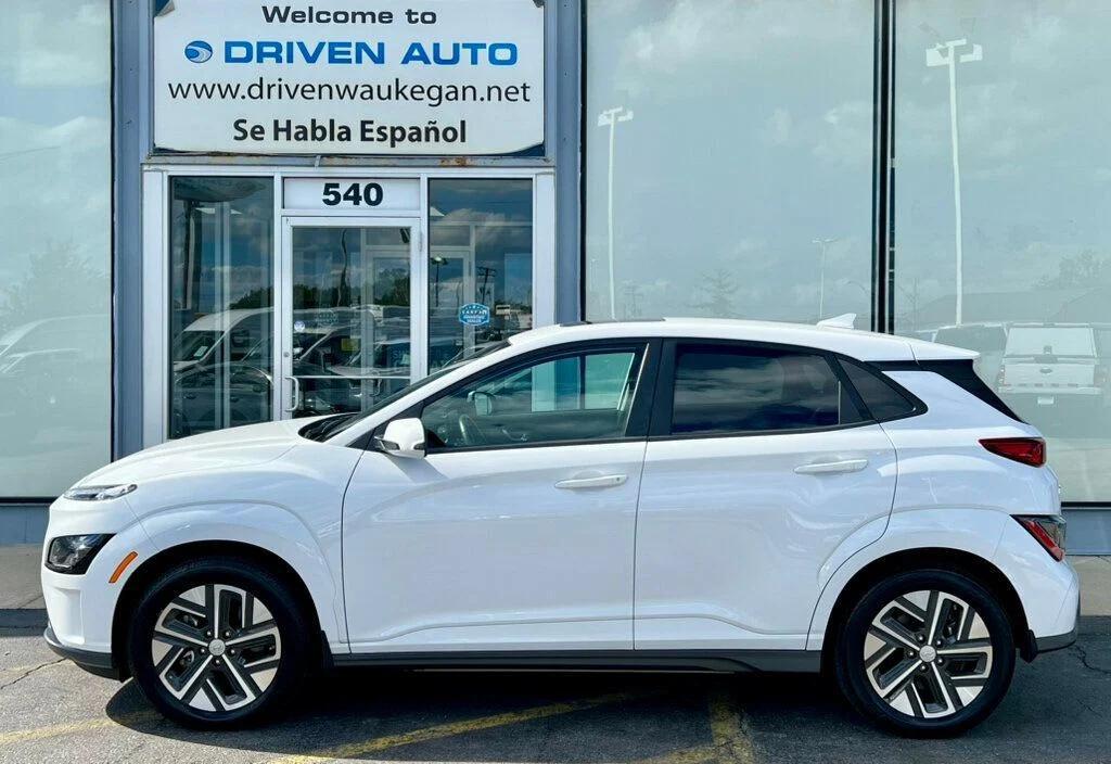 used 2022 Hyundai Kona EV car, priced at $17,780