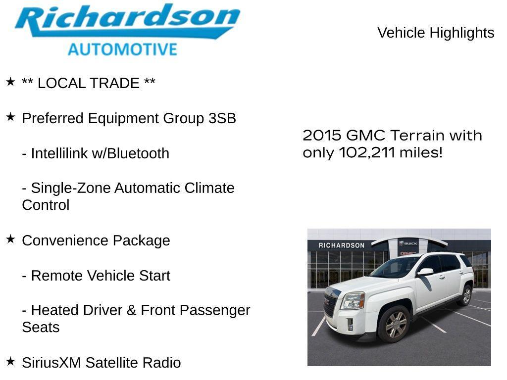 used 2015 GMC Terrain car, priced at $9,696