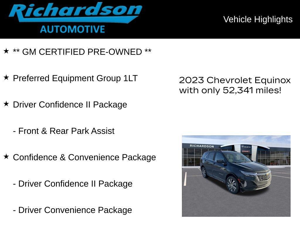 used 2023 Chevrolet Equinox car, priced at $20,467