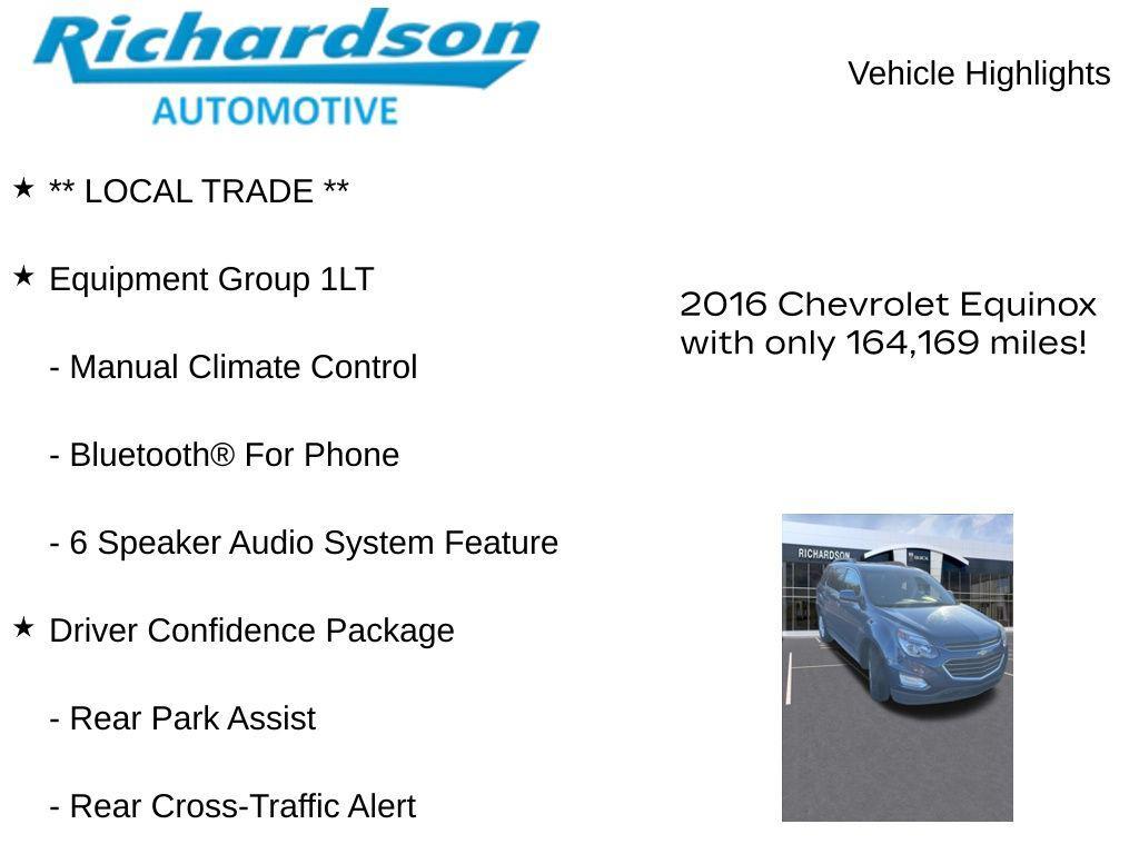 used 2016 Chevrolet Equinox car, priced at $5,916