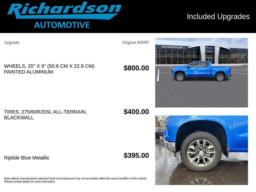 used 2025 Chevrolet Silverado 1500 car, priced at $47,634