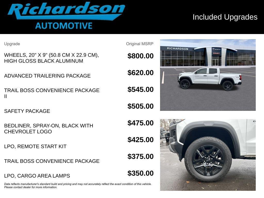 used 2024 Chevrolet Colorado car, priced at $35,738