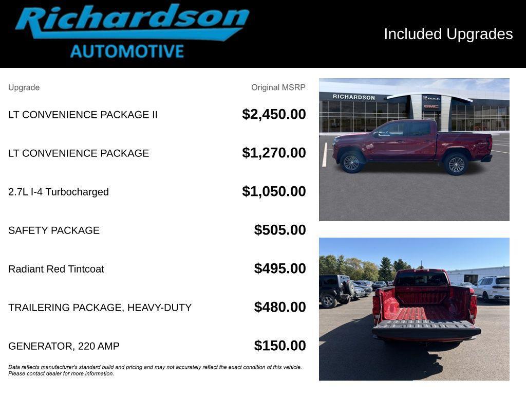 used 2024 Chevrolet Colorado car, priced at $35,837