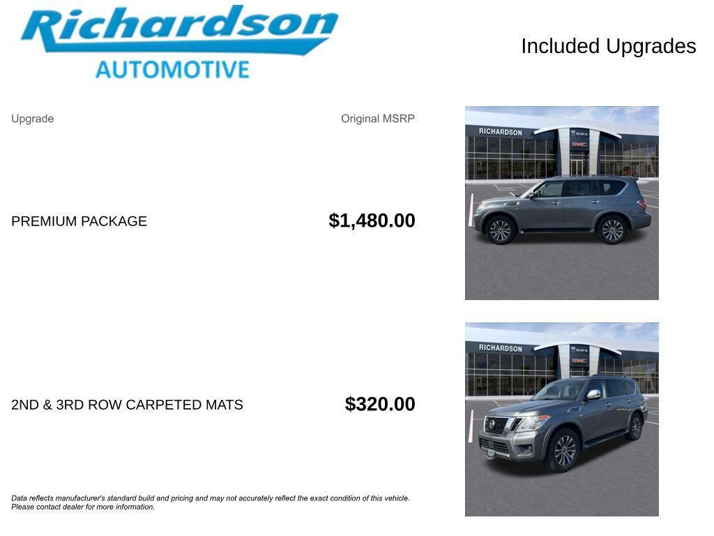 used 2019 Nissan Armada car, priced at $19,626