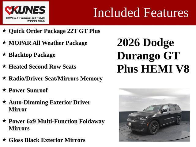 new 2026 Dodge Durango car, priced at $49,795