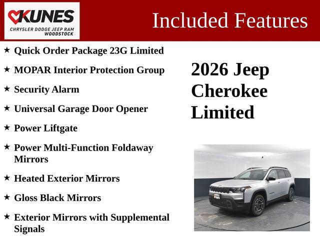 new 2026 Jeep Cherokee car, priced at $40,418