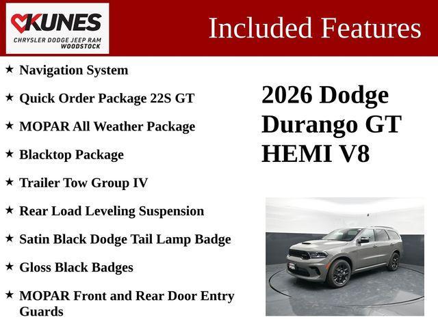 new 2026 Dodge Durango car, priced at $49,498