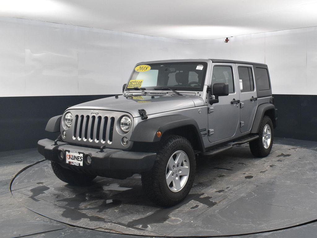 used 2018 Jeep Wrangler JK Unlimited car, priced at $21,317