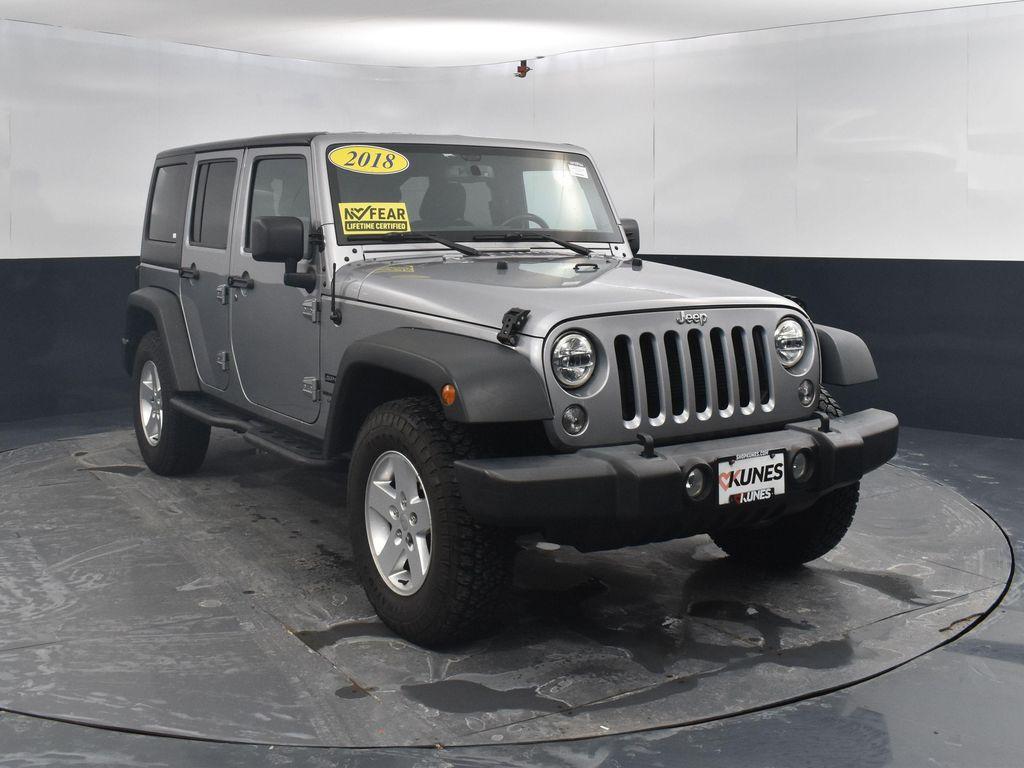 used 2018 Jeep Wrangler JK Unlimited car, priced at $21,317