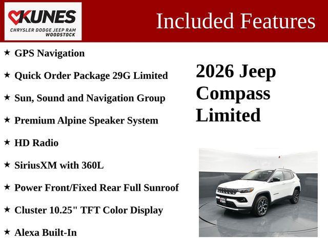 new 2026 Jeep Compass car, priced at $34,961