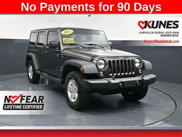 used 2017 Jeep Wrangler Unlimited car, priced at $19,799