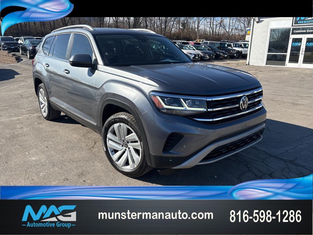 used 2021 Volkswagen Atlas car, priced at $17,102