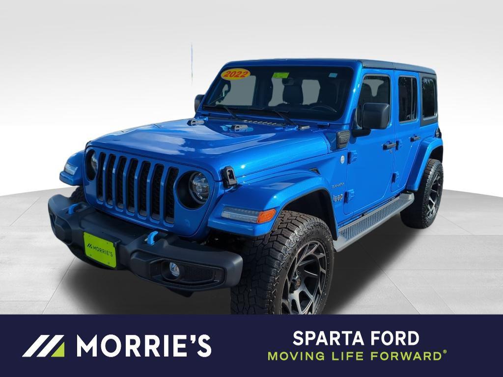 used 2022 Jeep Wrangler Unlimited 4xe car, priced at $30,814