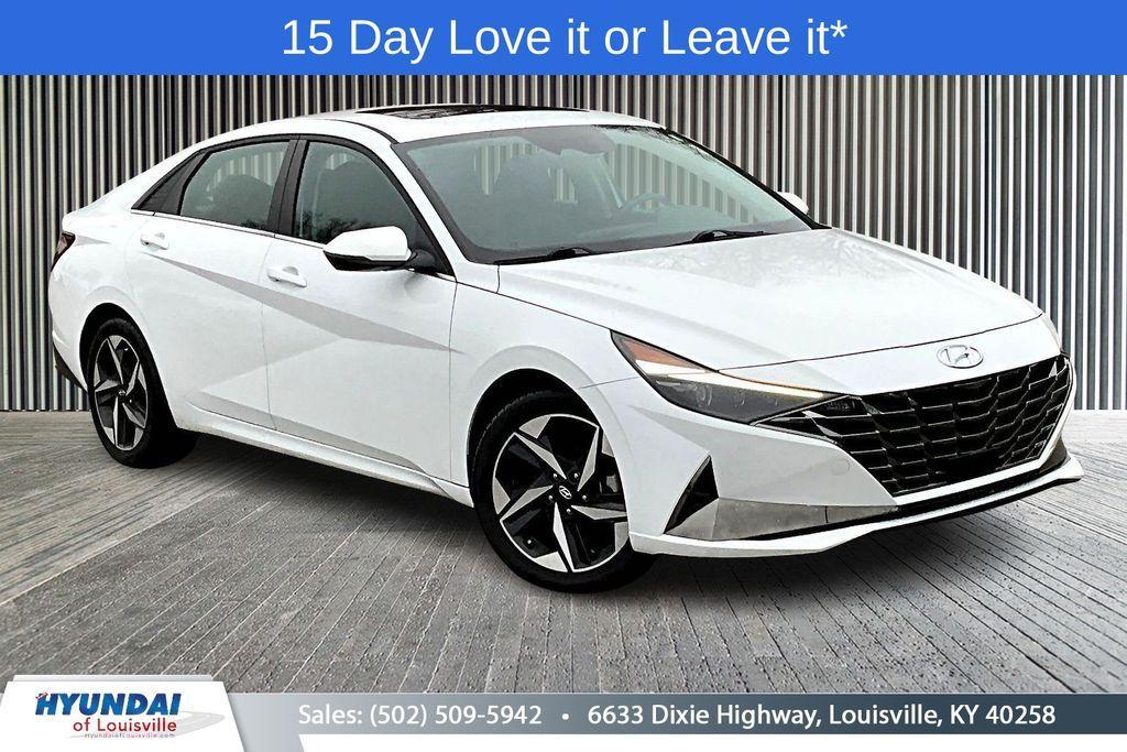 used 2021 Hyundai ELANTRA HEV car, priced at $19,350