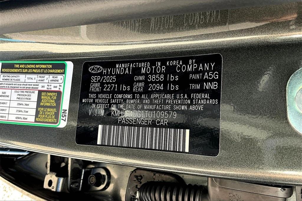 new 2026 Hyundai Elantra car, priced at $23,034