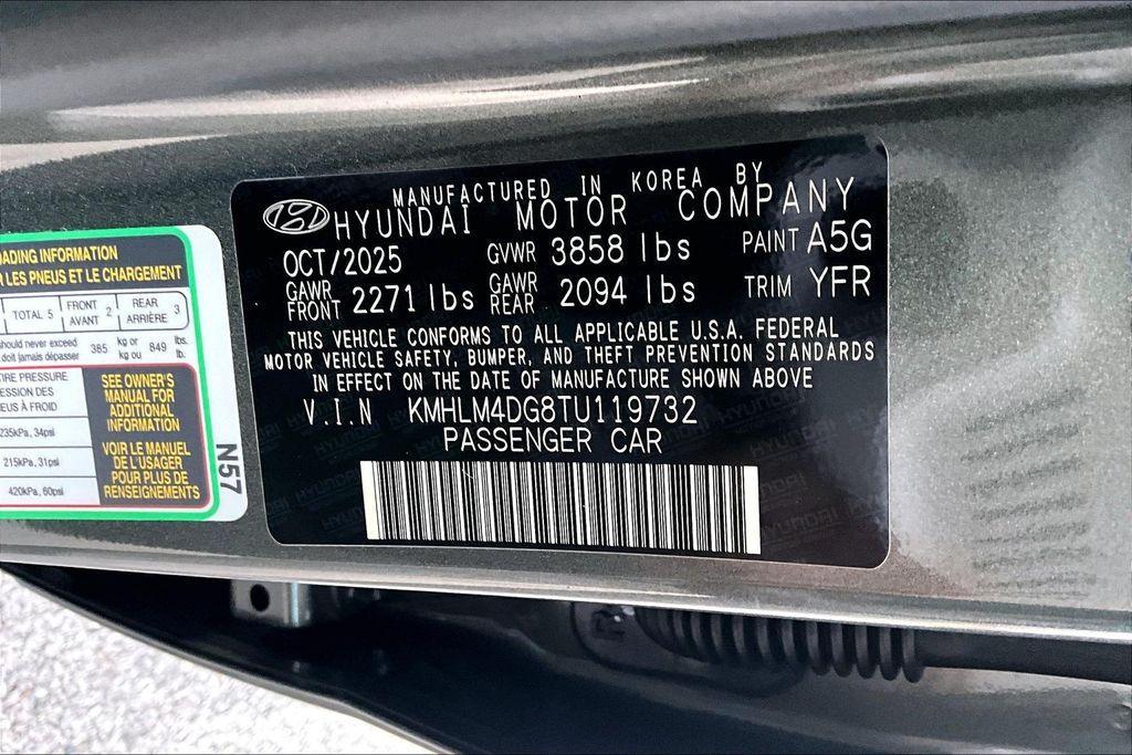 new 2026 Hyundai Elantra car, priced at $24,210