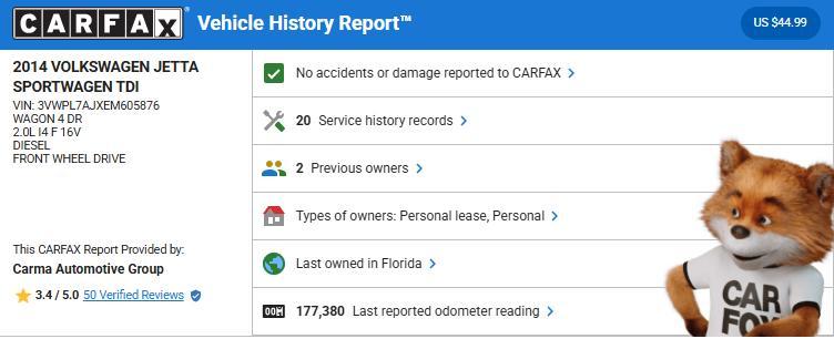 used 2014 Volkswagen Jetta SportWagen car, priced at $4,888