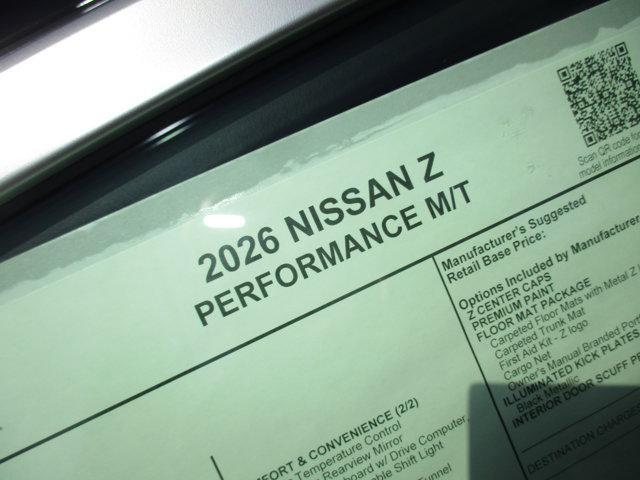 new 2026 Nissan Z car, priced at $56,660