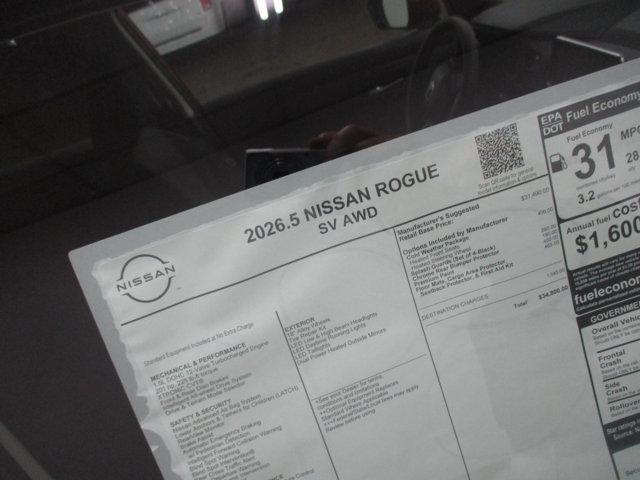 new 2026 Nissan Rogue car, priced at $30,890
