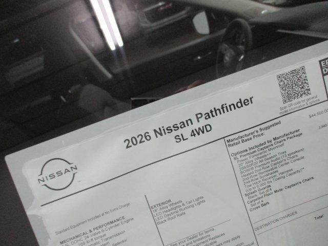 new 2026 Nissan Pathfinder car, priced at $44,712
