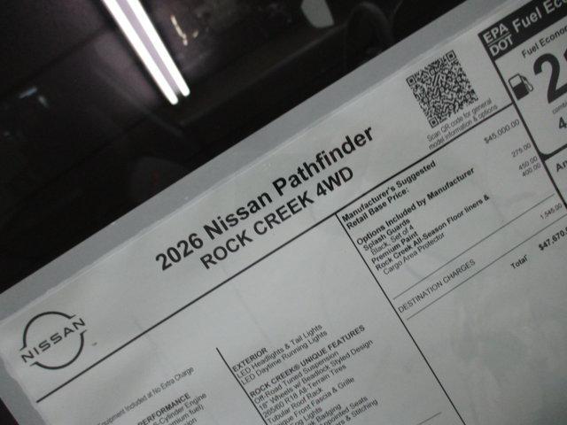 new 2026 Nissan Pathfinder car, priced at $42,098