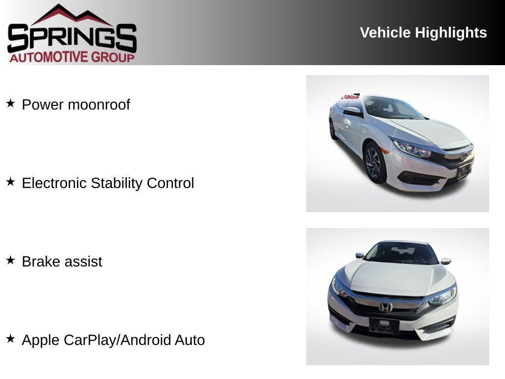 used 2016 Honda Civic car, priced at $15,399