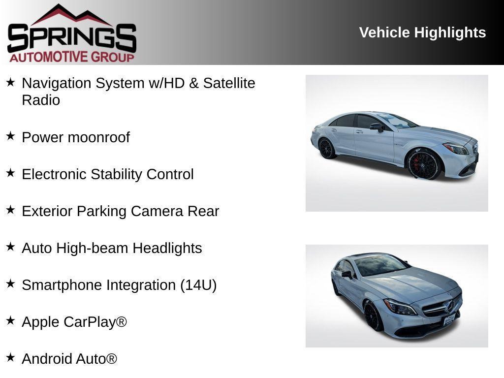 used 2017 Mercedes-Benz AMG CLS 63 car, priced at $45,899