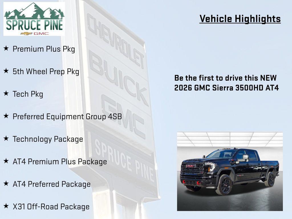new 2026 GMC Sierra 3500 car, priced at $83,460