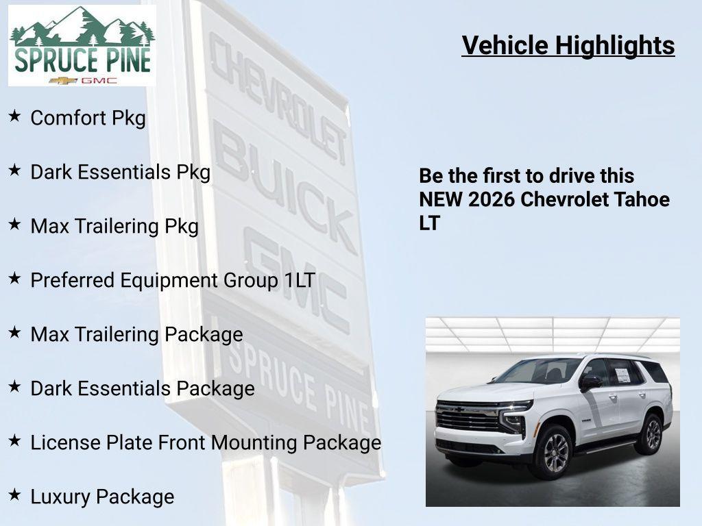 new 2026 Chevrolet Tahoe car, priced at $73,465