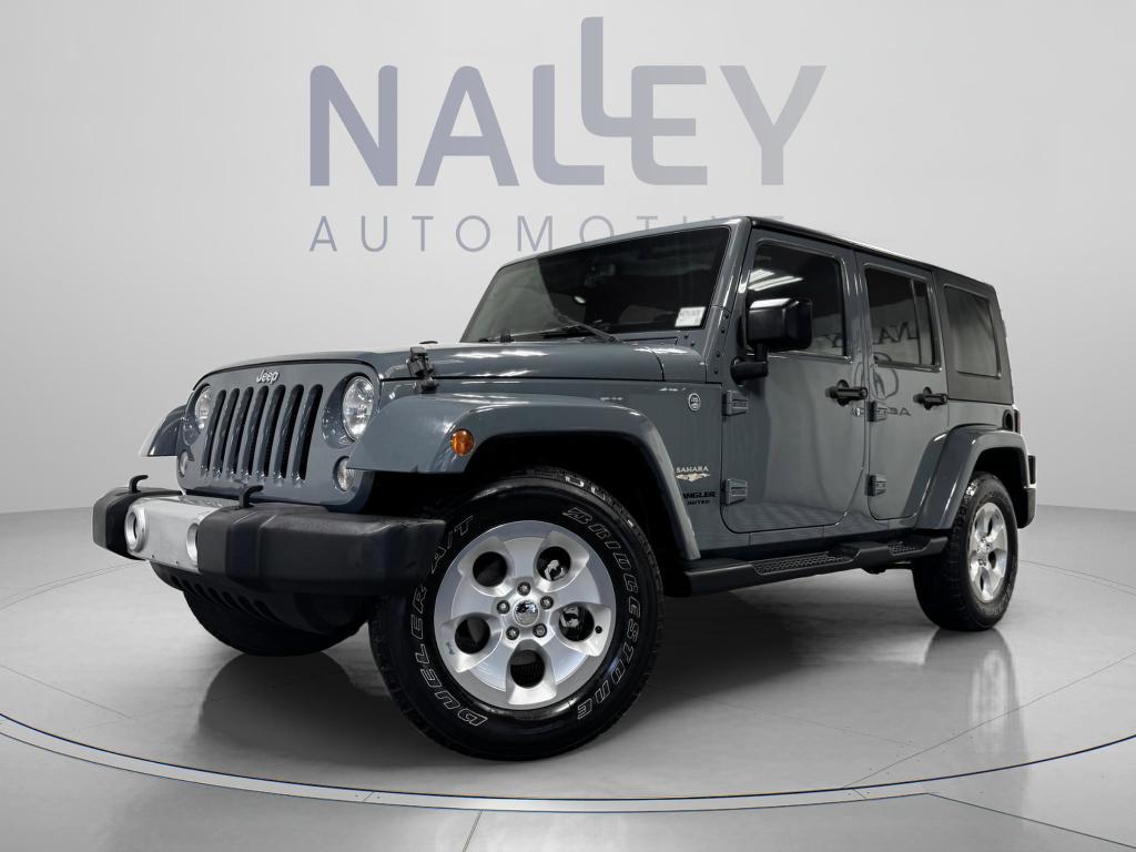 used 2015 Jeep Wrangler Unlimited car, priced at $17,791