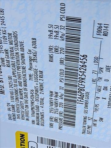 used 2024 Ford Mustang car, priced at $46,048