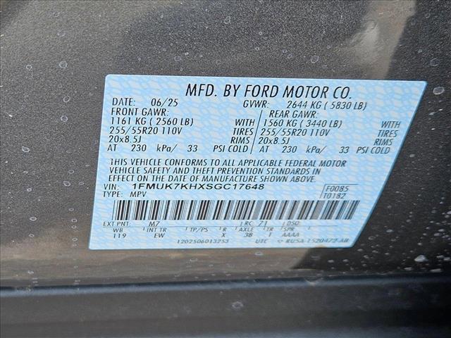 new 2025 Ford Explorer car, priced at $40,418