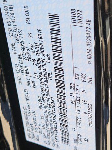 new 2025 Ford F-150 car, priced at $71,433