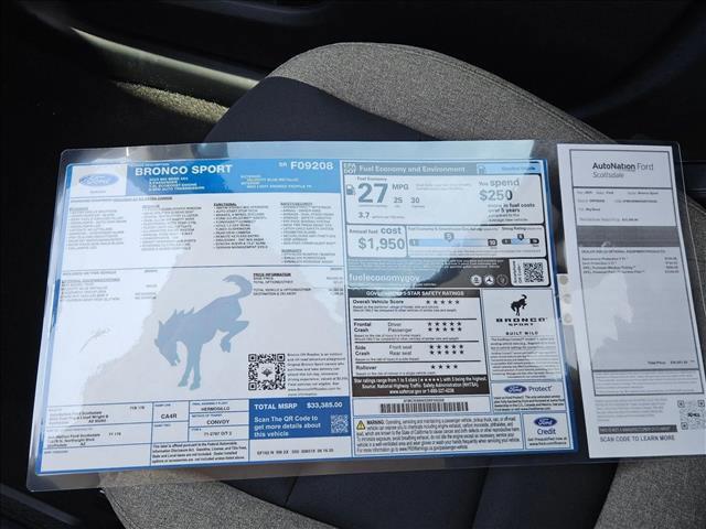 new 2025 Ford Bronco Sport car, priced at $30,351