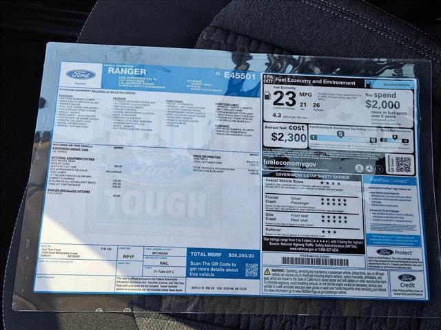 new 2025 Ford Ranger car, priced at $32,471