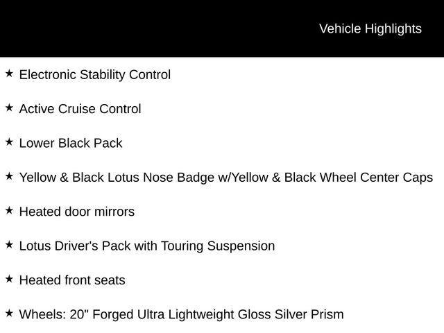 new 2026 Lotus Emira car, priced at $115,199