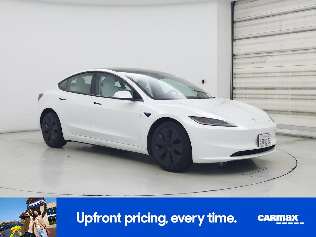 used 2025 Tesla Model 3 car, priced at $38,998