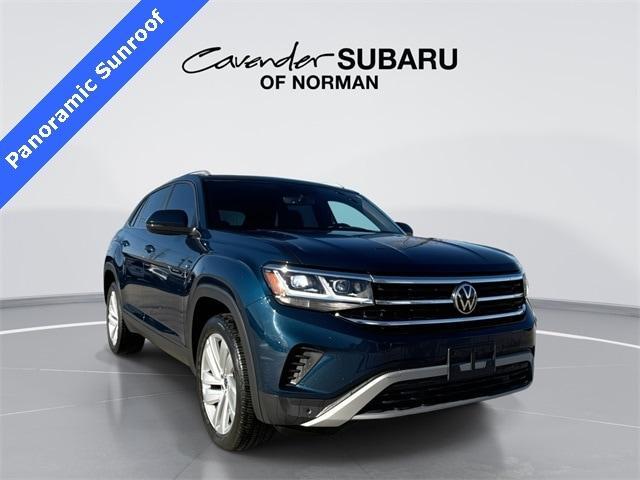 used 2021 Volkswagen Atlas Cross Sport car, priced at $23,093