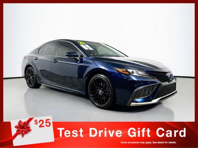 used 2021 Toyota Camry car, priced at $25,260