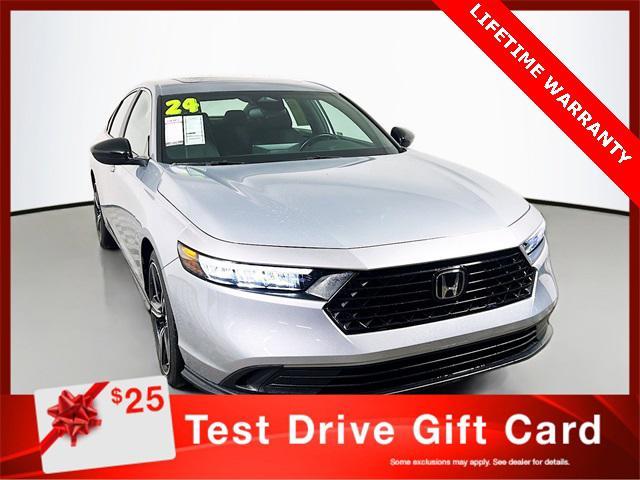 used 2024 Honda Accord Hybrid car, priced at $26,373