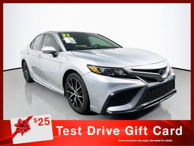 used 2021 Toyota Camry car, priced at $16,373