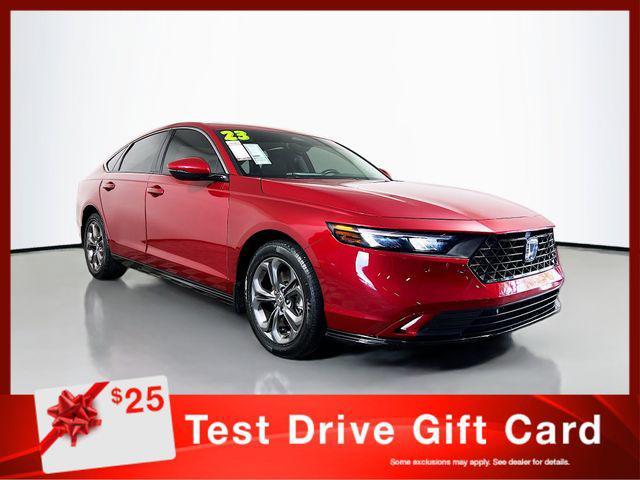 used 2023 Honda Accord Hybrid car, priced at $27,720