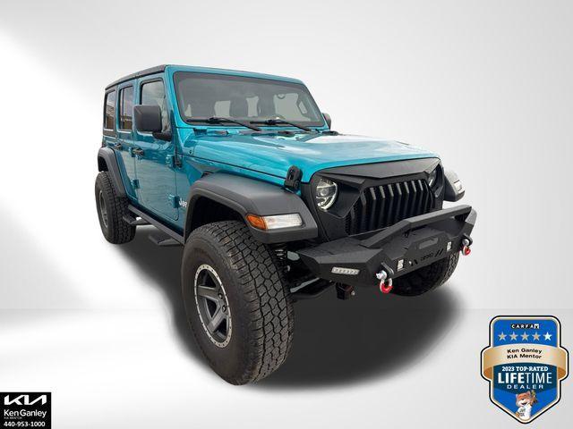 used 2020 Jeep Wrangler Unlimited car, priced at $19,999