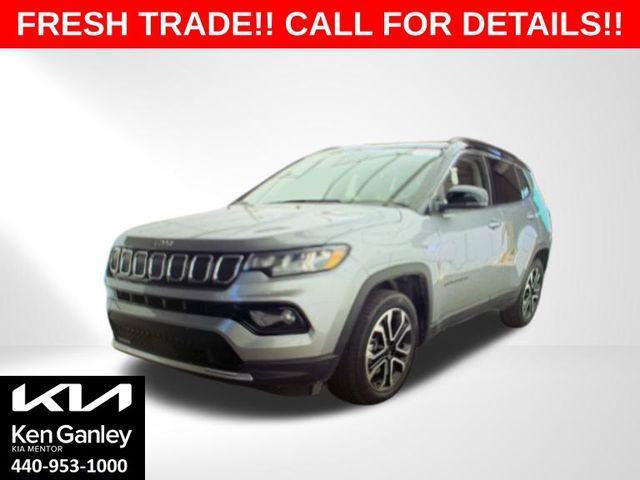 used 2022 Jeep Compass car, priced at $23,498