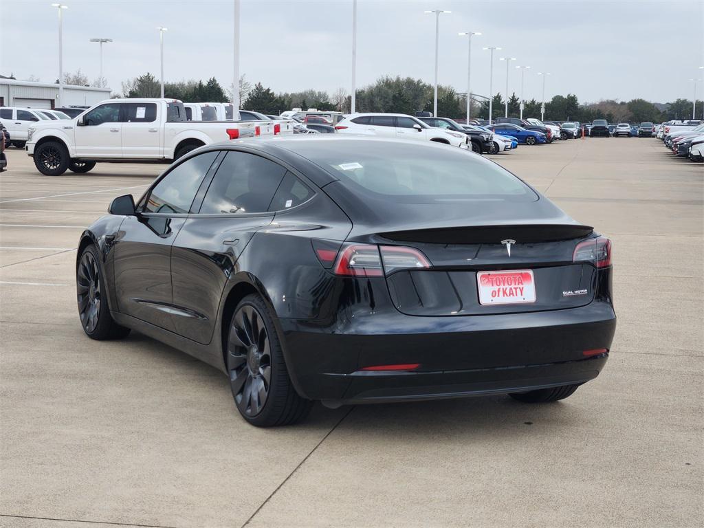 used 2023 Tesla Model 3 car, priced at $30,095