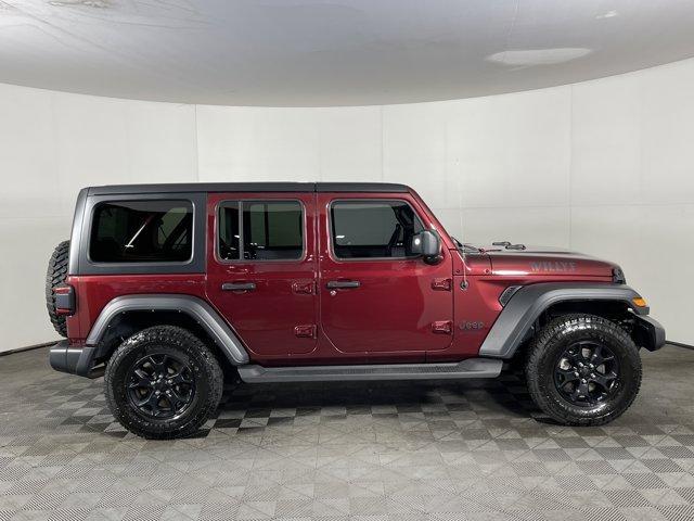 used 2021 Jeep Wrangler Unlimited car, priced at $27,497